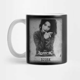 Bjork - Debut // Minimalist Fanart Mug